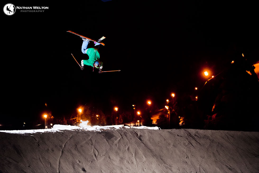 front flip skiing